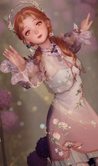 peaches and petals image