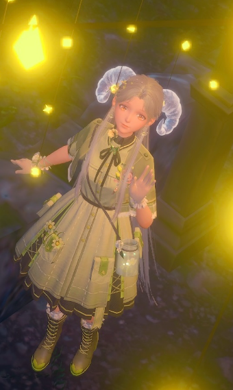 Girl of green nature - image