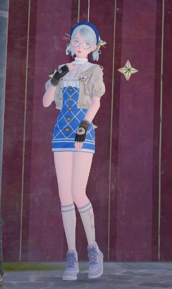 Style attempt blue dress image