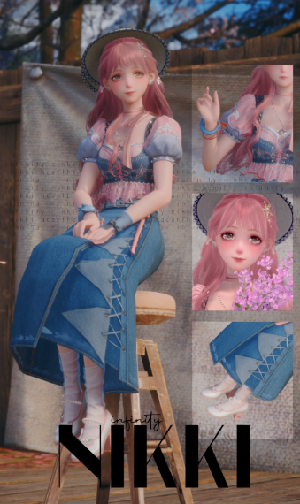 Meadow Waltz in Denim image
