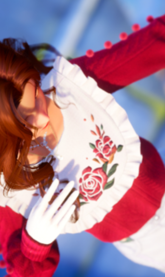 Pondering in Red image