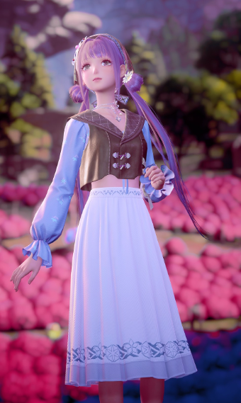 Purple pastel country image