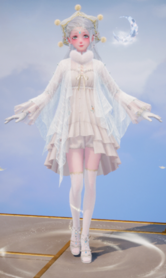 Lady in White image
