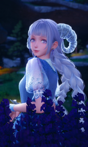 Blue Ram Flower Girl image