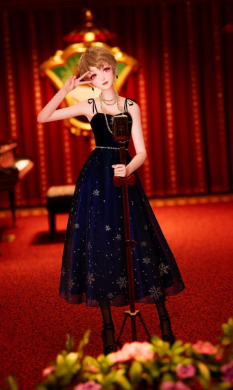 Simple singer image