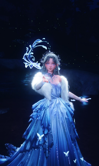 Princess of the Night and Butterflies image