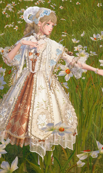 Golden-White Sheep image