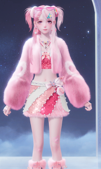 Fluffy hyper pink image