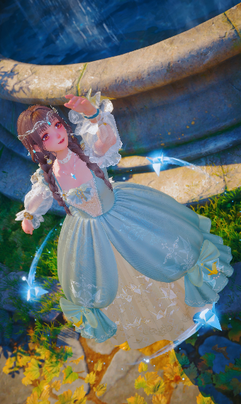 Paper crane princess image