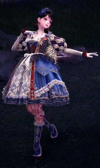 Blue and red royality image