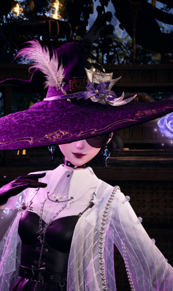 Kuromi the Purple Rose Witch image