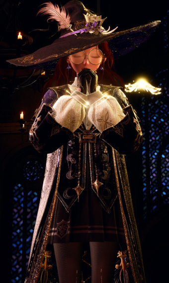 Purple witch image
