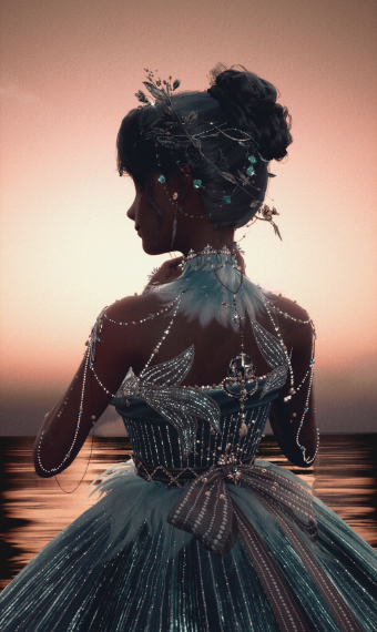 Celestial swan image