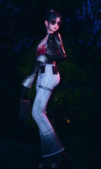 Pink biker image