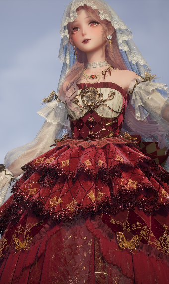 Porcelain Rose Doll image