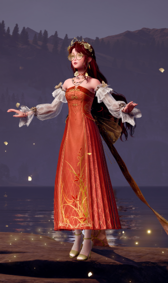 Gold and Red Elegance image