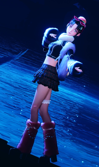 fuzzy fashion image