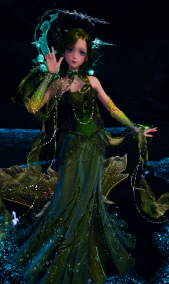 Aela Iridescent Green image