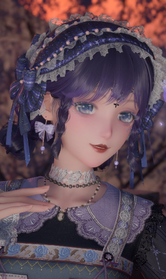 Falling Purple Petals image