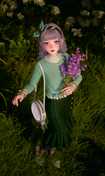Evening in park image