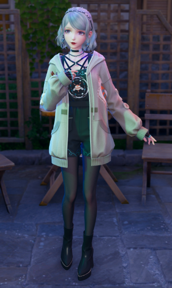 a semi casual  nikki image