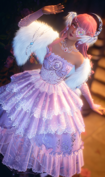 The theme is Pink Hair image