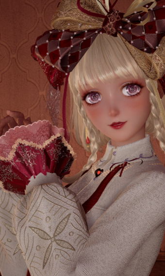 Red Lips, Rosy Cheeks image