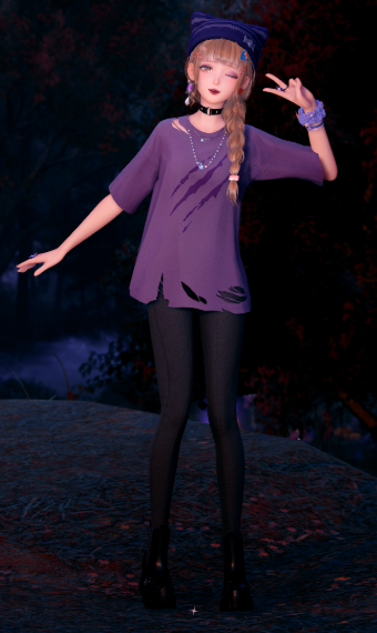 Purple Alternative Kitty image