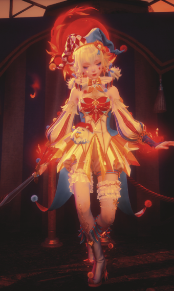 Who gave the Jester a knife? image