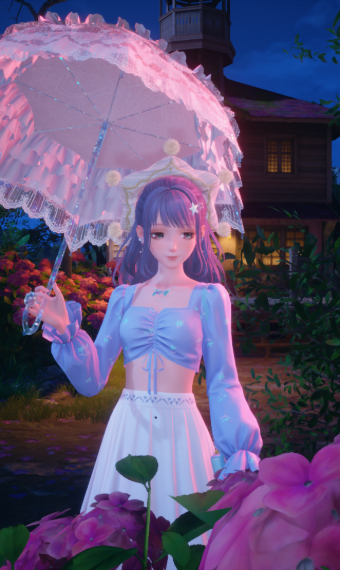 blooming lilac image