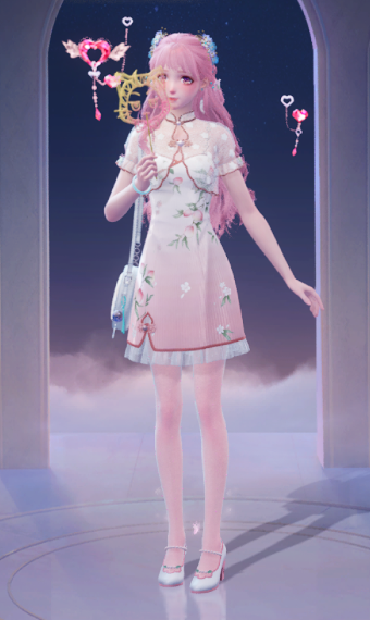 Peachy Qipao image