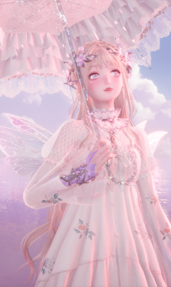 Fairy of aurora skies image