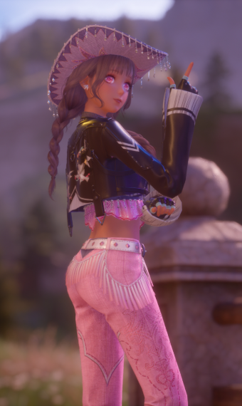 Pink Cowgirl image