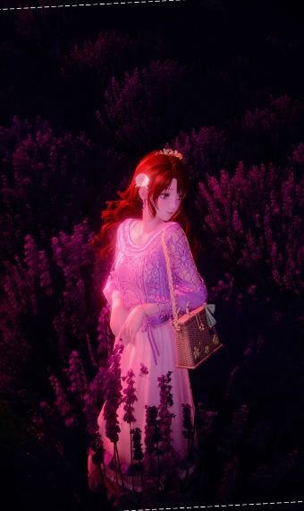 Lavender girl image