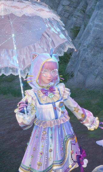 Rainy footsteps image