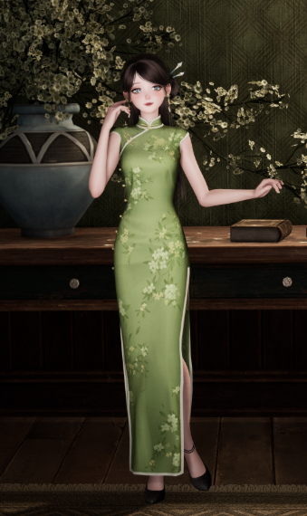Spring Qipao image
