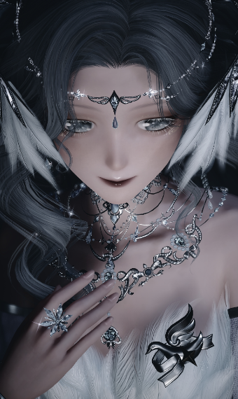 The sad angel dance at night image