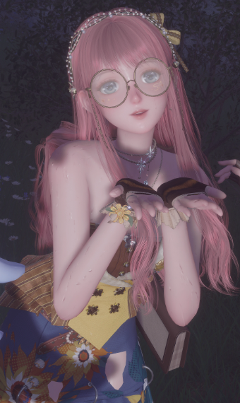 Big glasses nikki image