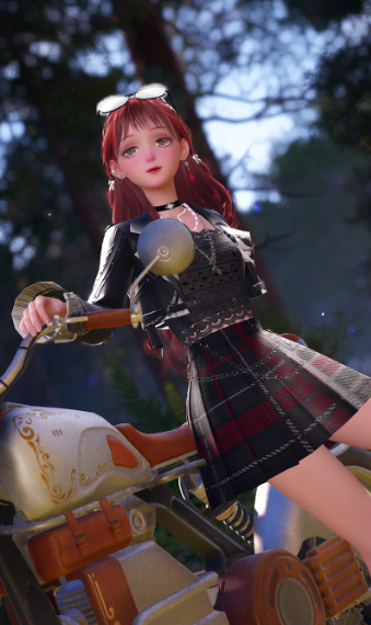 Bikergirl image