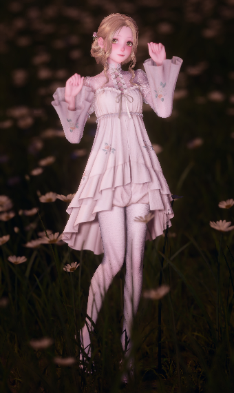 white floral. image