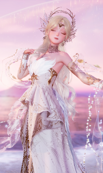 Goddess Spun from Gilded Waves image