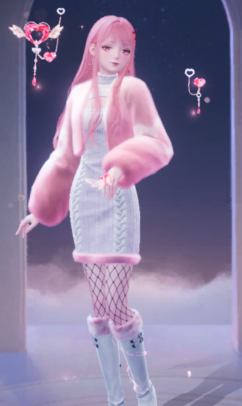 Soft pink baby image