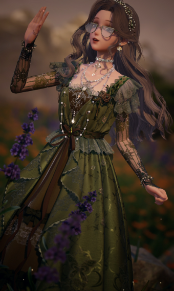 Elegant Victorianesque Lady image