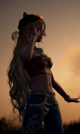 Glimpse Of Sunset image