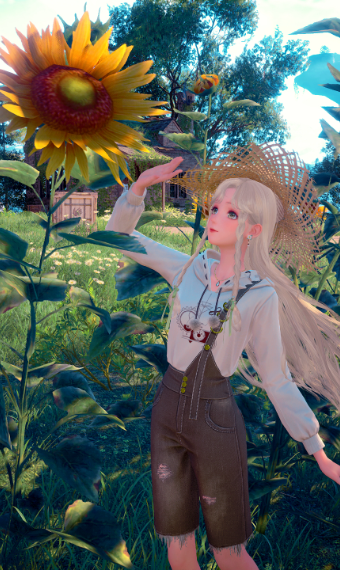 Summer garden image