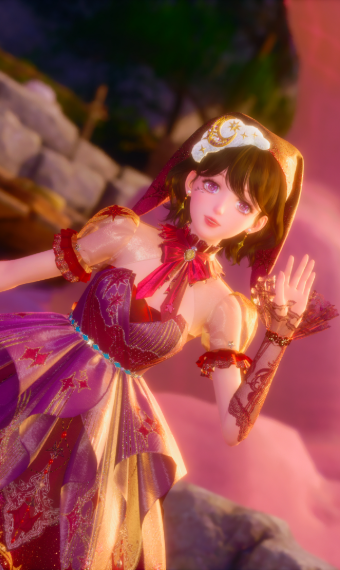 Sparkles in scarlet image