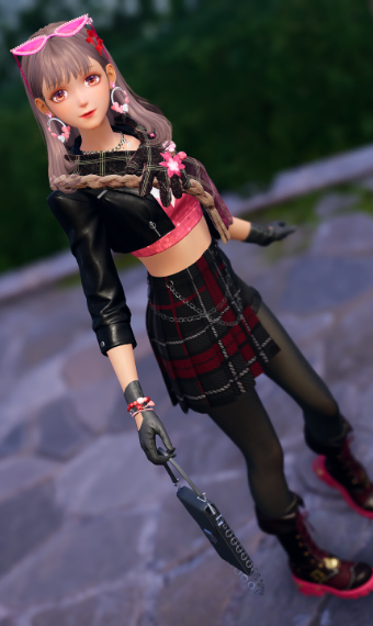 - Red & Pink Goth - image
