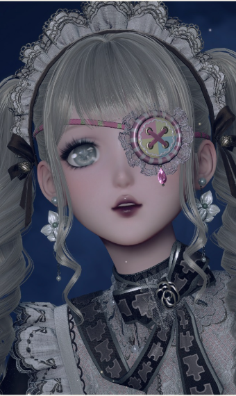 Black & White Doll image