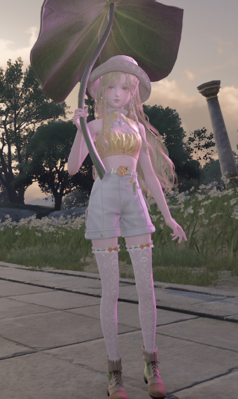 cute girl summer image