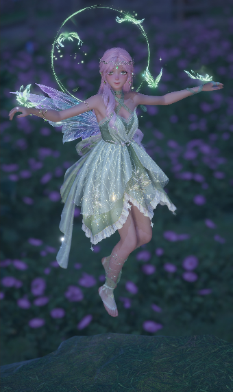 Green Floating Fairy image